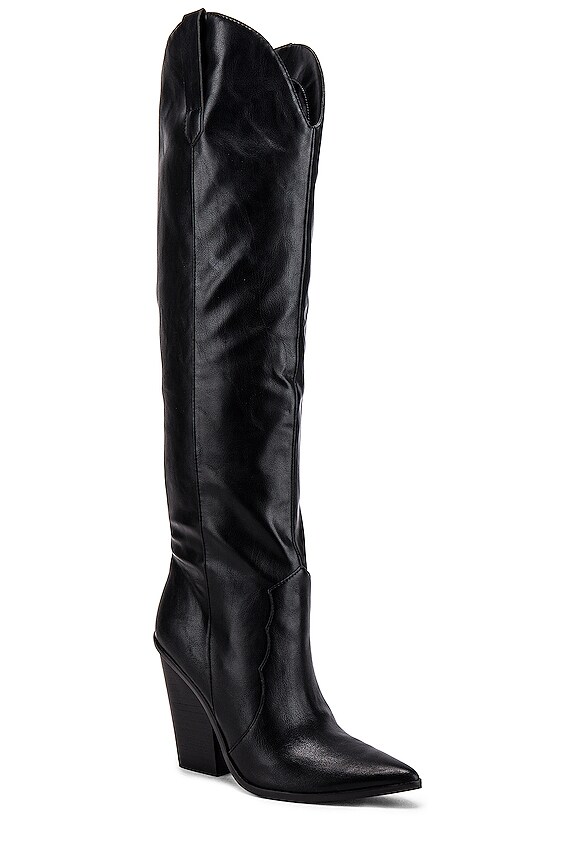 view 2 of 5 BOTAS TACÓN RANGER in Black Leather