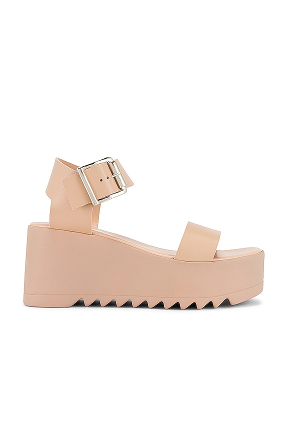 view 1 of 5 Lake Flatform Sandal in Blush Leather
