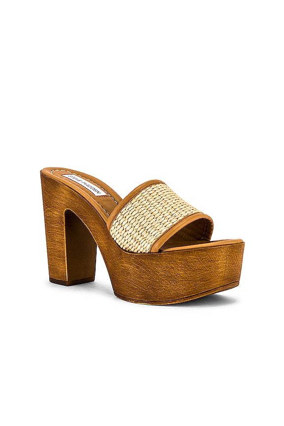 view 2 of 5 Marisol Platform Sandal in Natural Raffia