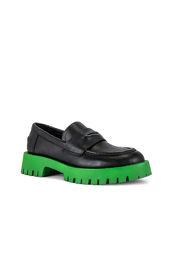 view 2 of 5 Lawrence Loafer in Black & Green