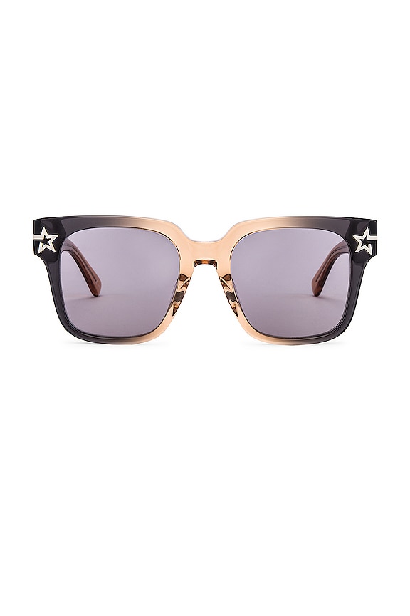 view 1 of 3 LUNETTES DE SOLEIL ICONIC STAR WAYFARER in Shiny Gray to Orange & Grey