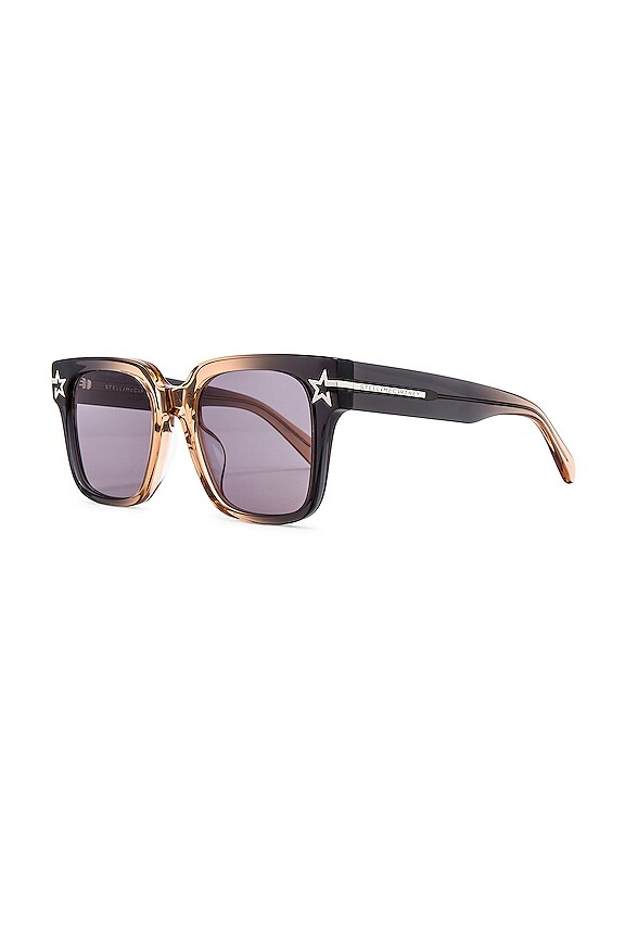 view 2 of 3 LUNETTES DE SOLEIL ICONIC STAR WAYFARER in Shiny Gray to Orange & Grey