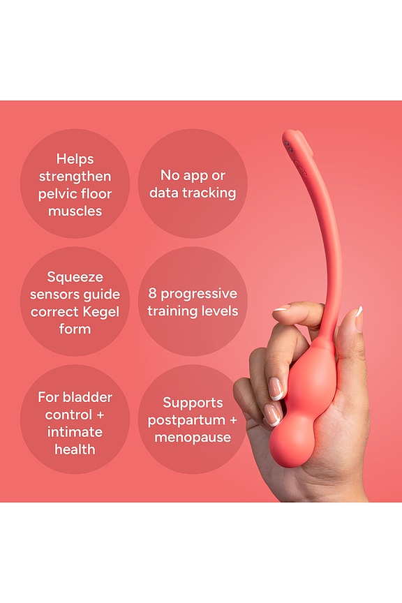 view 2 of 9 Pelvic Partner Pelvic Floor Trainer in Guava