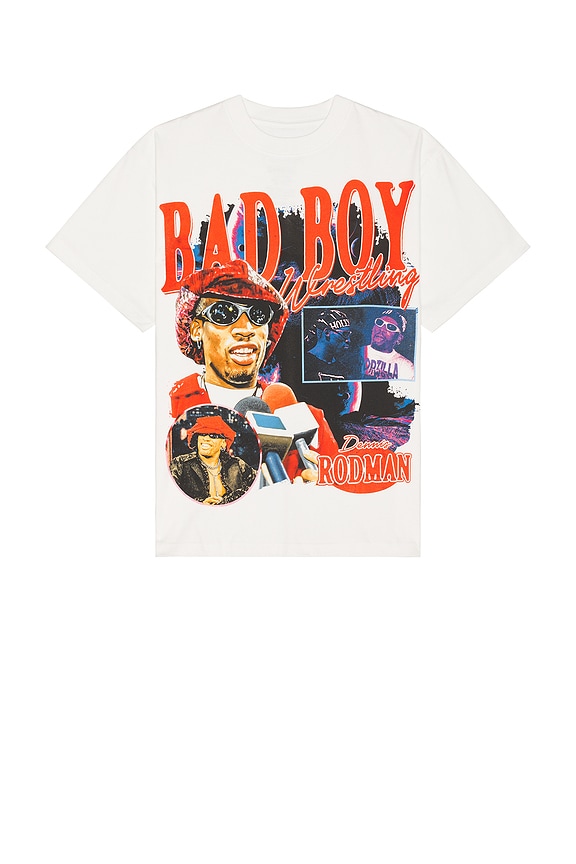 view 1 of 4 Bad Boy Wrestling Tee in White