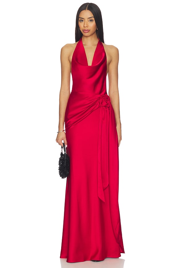 view 1 of 3 VESTIDO ROZALIA in Sorrento Red