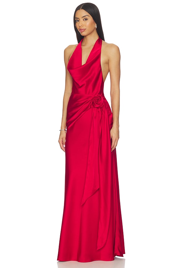 view 2 of 3 VESTIDO ROZALIA in Sorrento Red