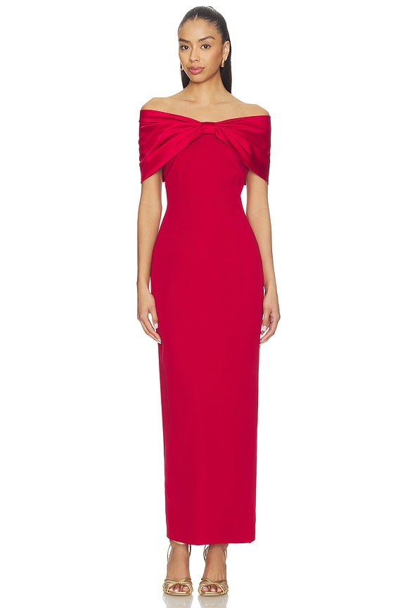 view 1 of 3 Belluno Dress in Sorrento Red