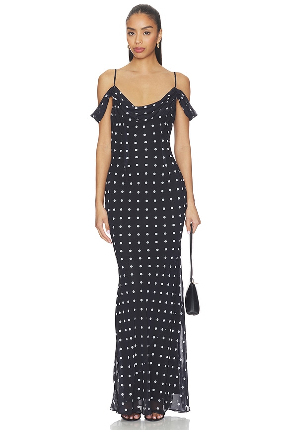 view 1 of 3 Rosalie Dress in Polka Dots