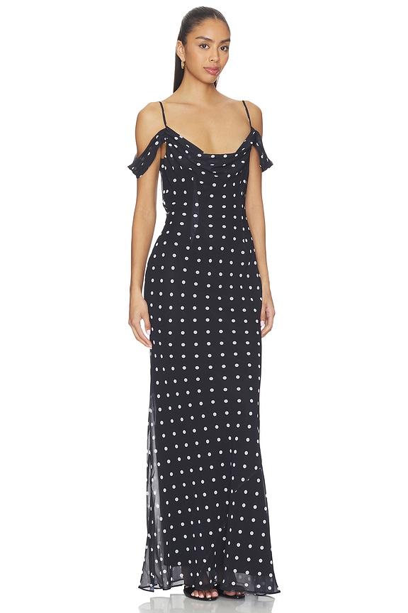 view 2 of 3 Rosalie Dress in Polka Dots