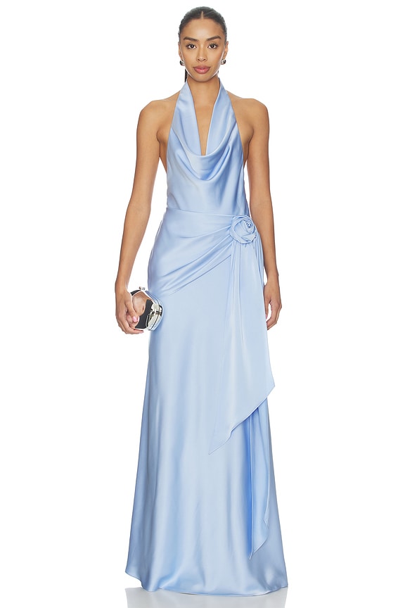 view 1 of 3 Rozalia Dress in Sky Blue