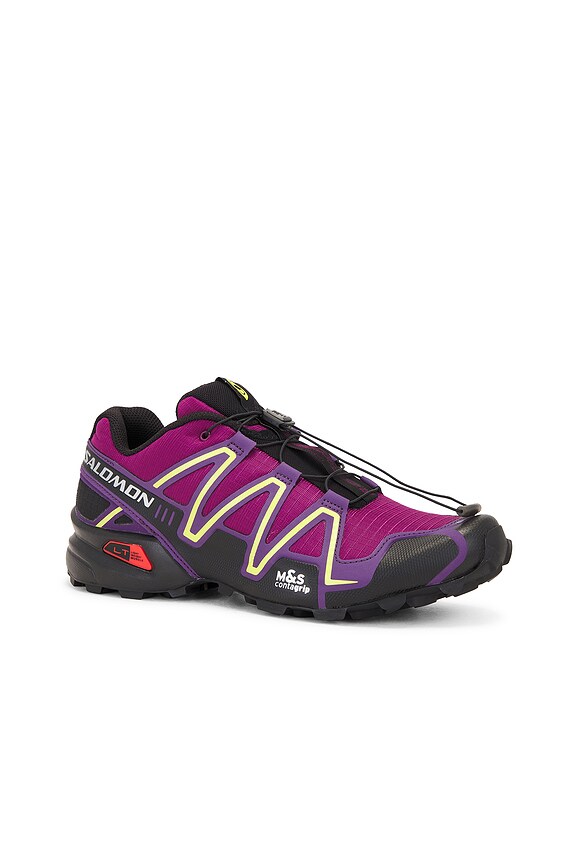 view 2 of 6 Speedcross 3 in Plum Caspia, Black, & Crown Jewel