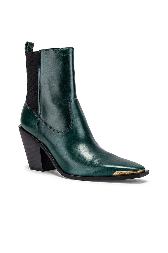 view 2 of 5 Faith Bootie in Dark Green