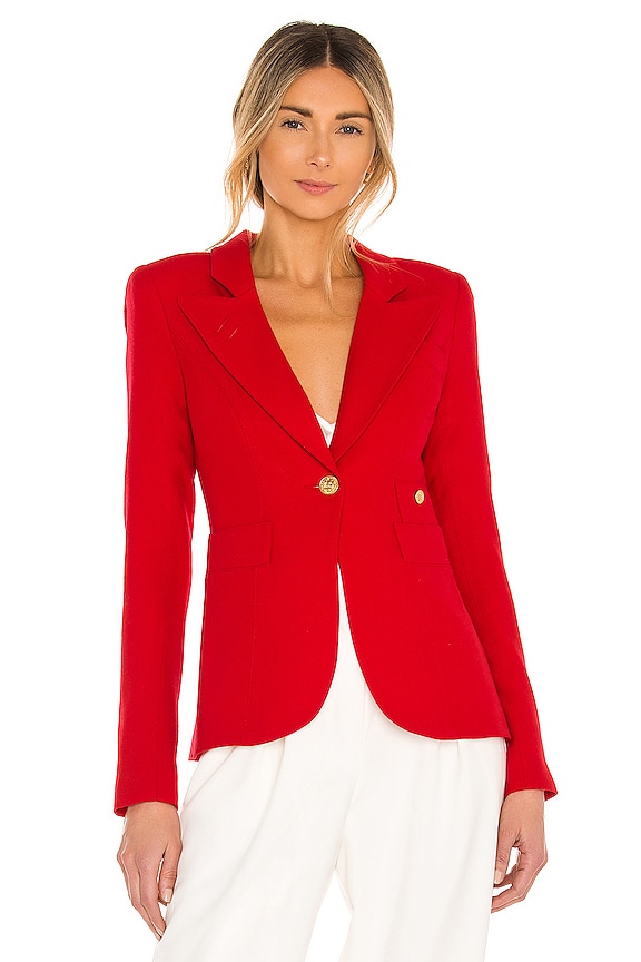 view 2 of 5 Classic Duchess Blazer in Red