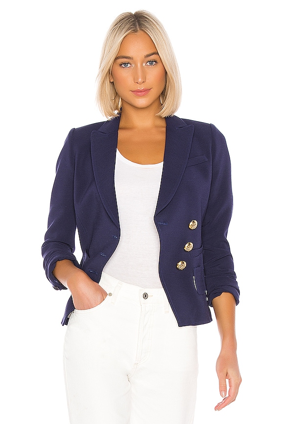view 1 of 5 Wrap Blazer in Navy
