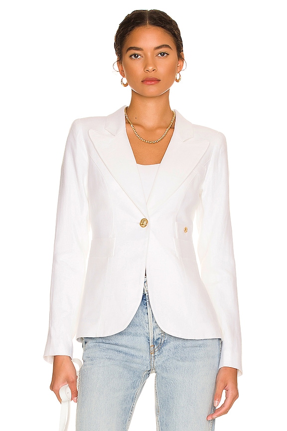 view 2 of 5 БЛЕЙЗЕР DUCHESS in White Linen