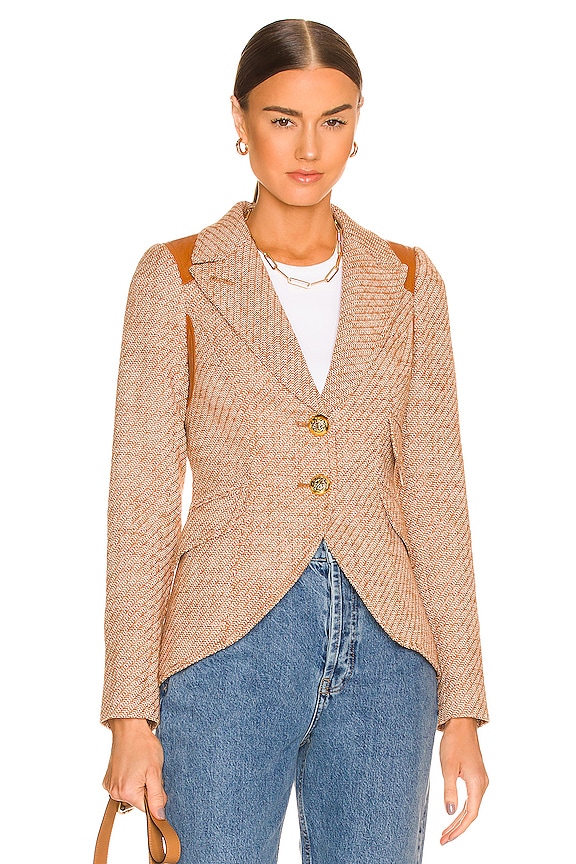 view 2 of 5 RIFLE ブレザー in Toffee with Whickey Leather