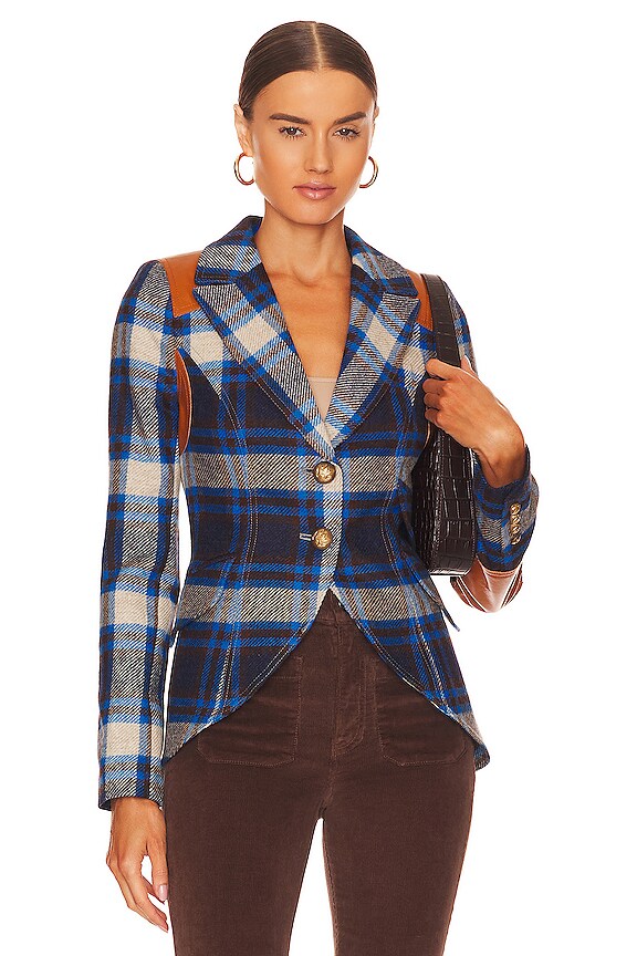 view 2 of 5 Rifle-Patch Equestrian in Cobalt Plaid