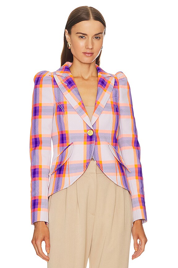 view 2 of 5 VESTE in Neon Plaid