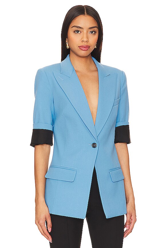 view 2 of 4 VESTE 3/4 SLEEVE in Cornflower Blue