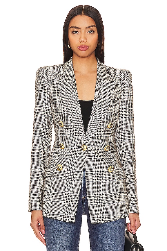 view 2 of 6 Not A Db Pagoda Blazer in Classic Glen Check