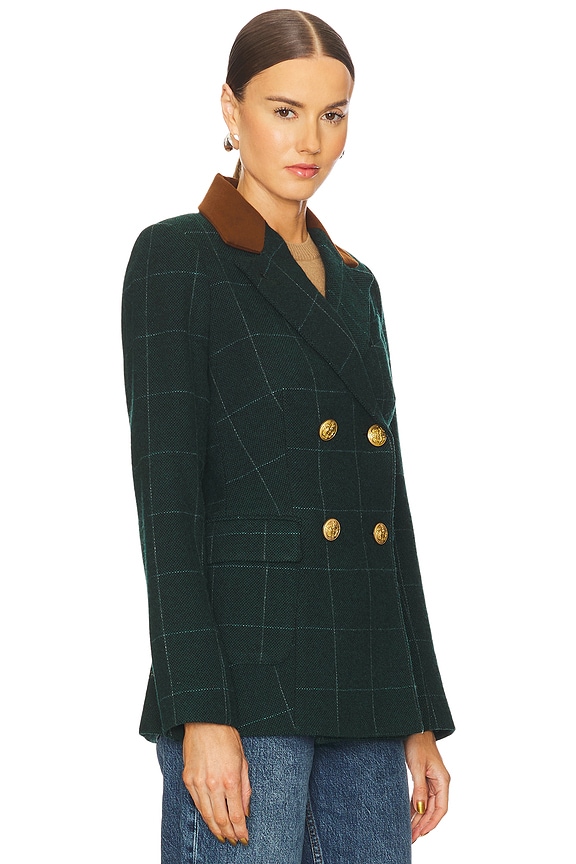 view 2 of 5 Patch Pocket Wedding Blazer in Forest