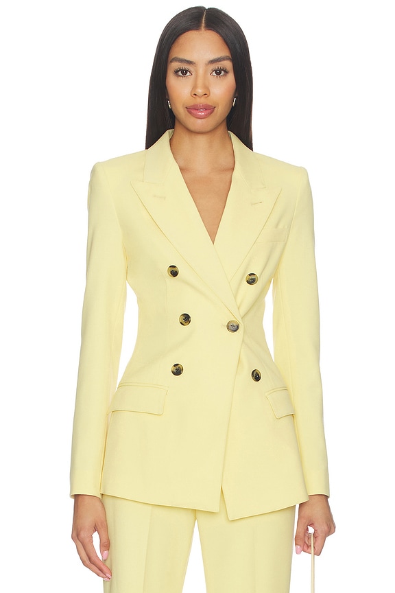 view 1 of 4 Not A Double Breasted Blazer in Daffodil