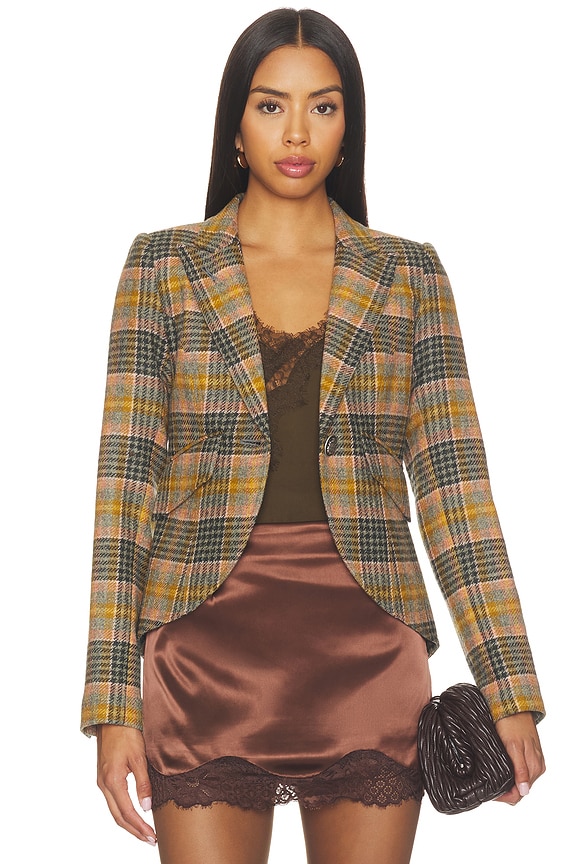 view 2 of 6 One Button Blazer in Rose Multi