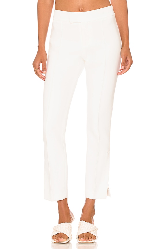 Smythe Stovepipe Pant in White | REVOLVE