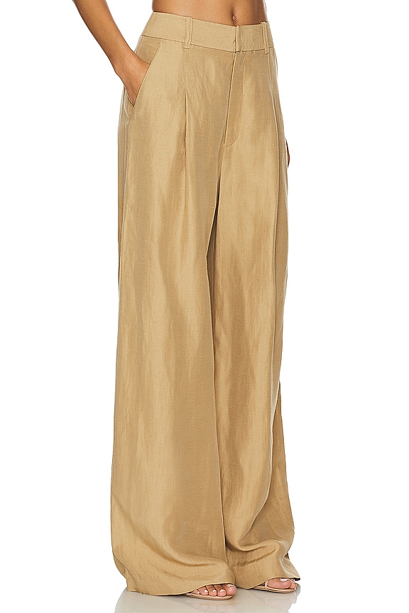 view 2 of 4 PANTALON À PINCES in Khaki