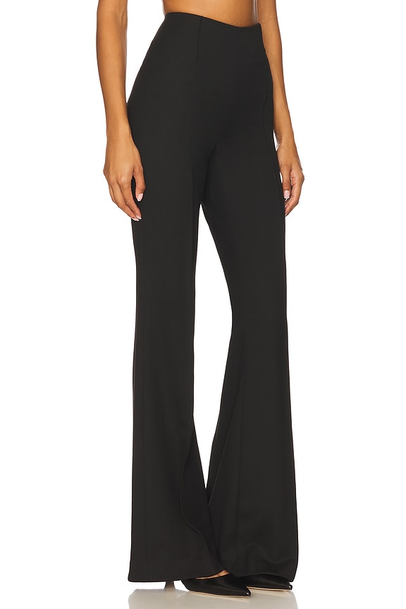 view 2 of 6 Pintuck Flare Pant in Deep Black