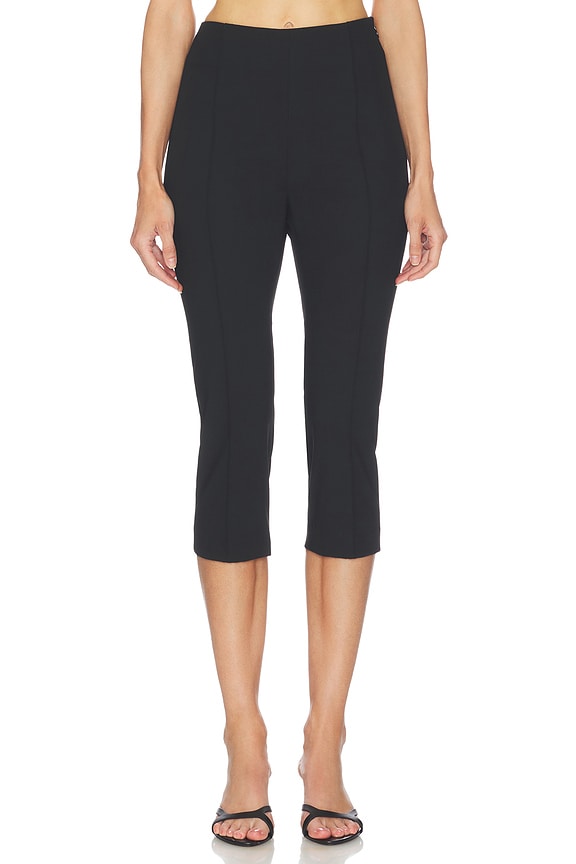 view 1 of 6 Pintuck Capri in Raven