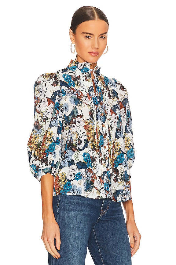view 2 of 4 Frontier Blouse in Autumn Floral