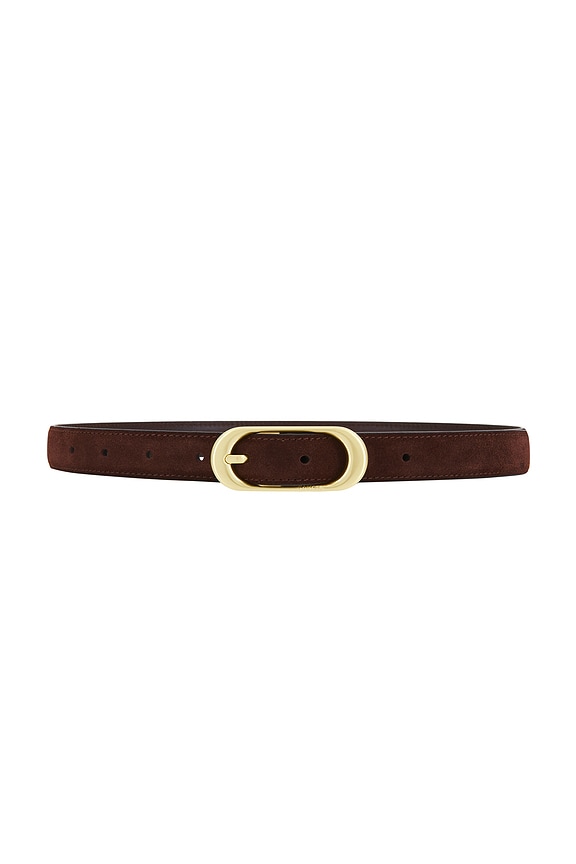 view 1 of 3 CEINTURE MIRA in Espresso Suede