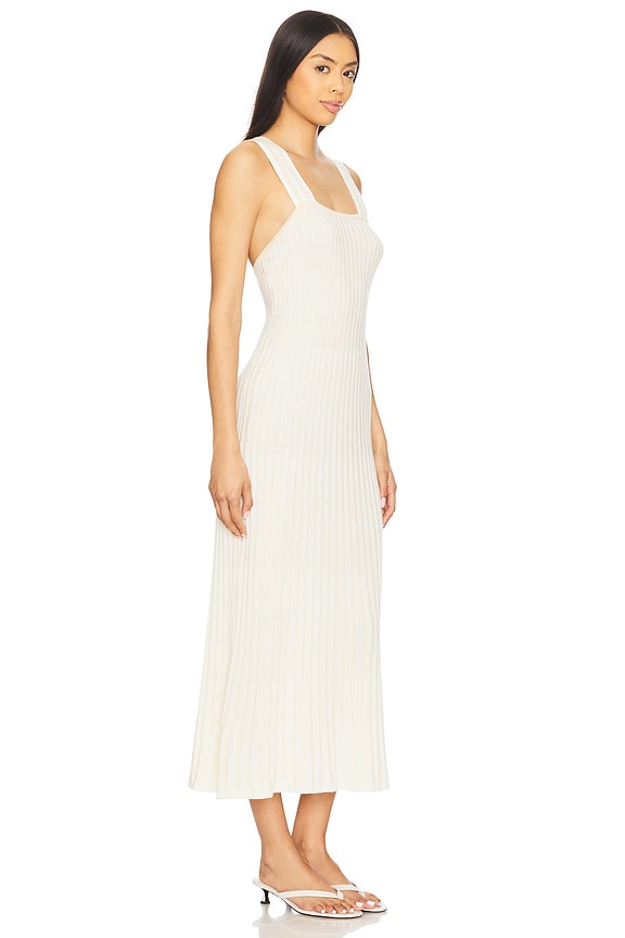 view 2 of 4 The Dominique Knit Dress in Parchment