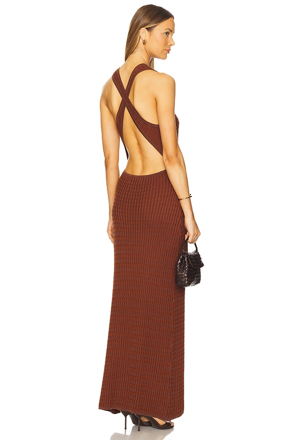 view 1 of 5 The Avery Knit Dress in Walnut