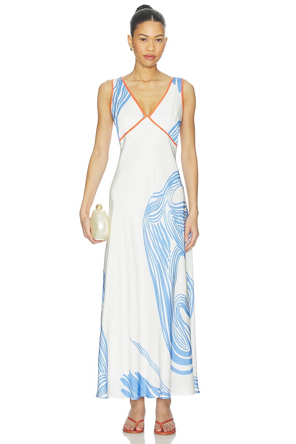 view 1 of 4 ROBE THE MADELEINE in Sorrento Print