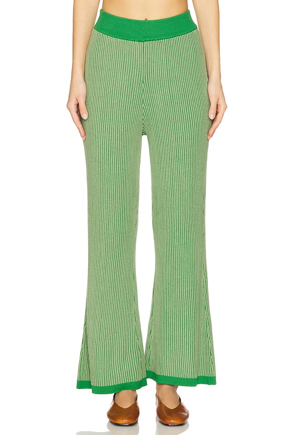 view 1 of 6 The Ceilia Knit Pant in Matcha