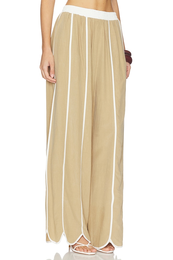 view 2 of 6 THE ELAYNA 팬츠 in Tan