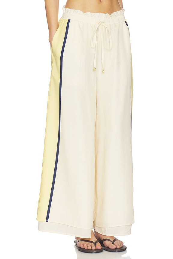 view 2 of 6 The Lilou Pants in Canary Stripe