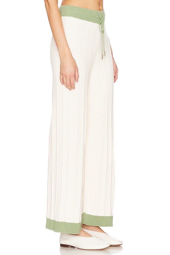 view 2 of 6 The Cielo Knit Pants in Creme Pistachio in Créme Pistachio