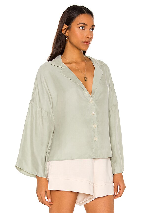 view 2 of 4 CAMISA ANNIKA in Celadon