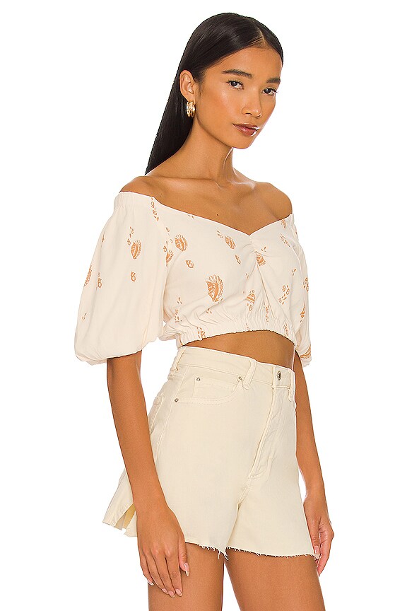 view 2 of 4 Mara Top in Cerion Shell Print