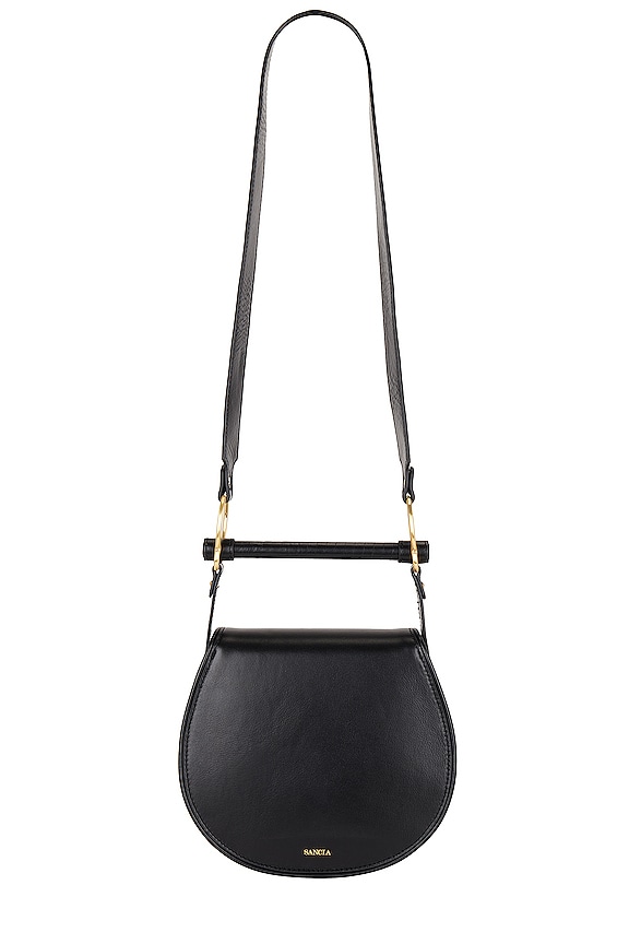 view 2 of 4 BABLYON 새들 백 in Vegetable Black