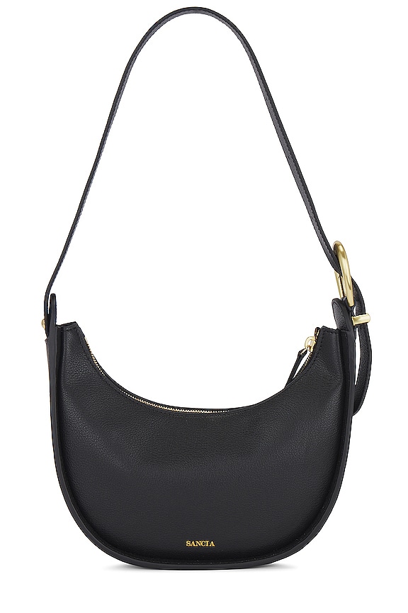 view 2 of 4 The Yvette Halfmoon Handbag in Black