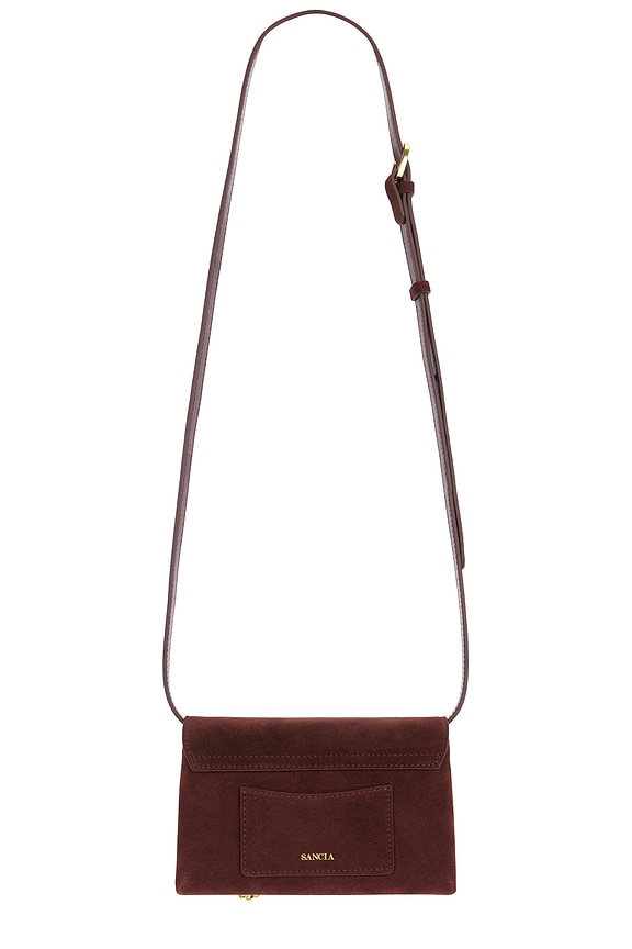 view 2 of 4 SAC PORTÉ ÉPAULE ANOUK in Choc Suede