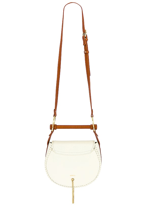 view 2 of 4 Babylon Fob Bag in Ecru & Cognac