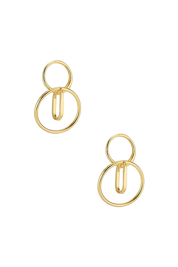 view 2 of 9 PENDIENTES INFINITY in Gold