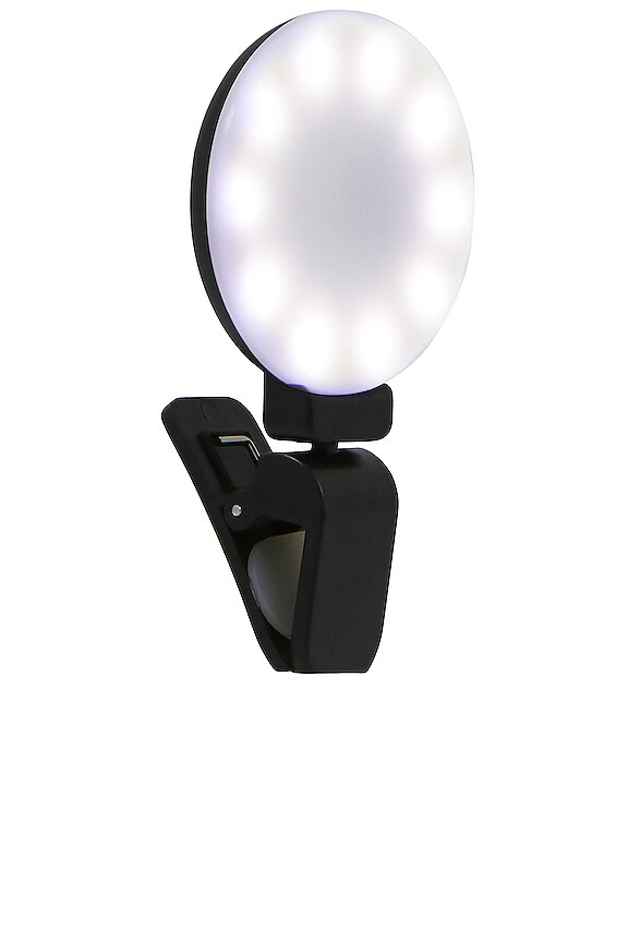 view 2 of 7 Luminous Clip-On Selfie Light in Black