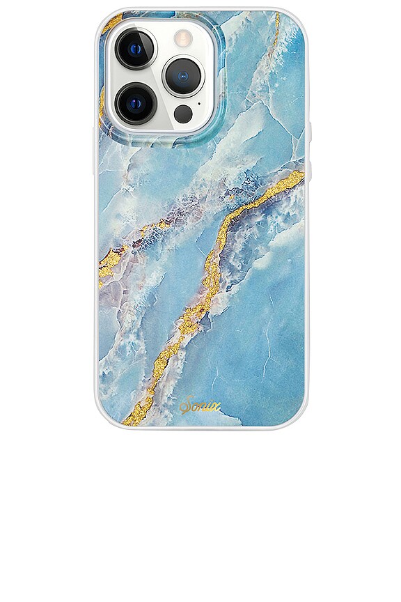 view 1 of 2 Magsafe Antimicrobial iPhone 13 Pro Case in Ice Blue Marble