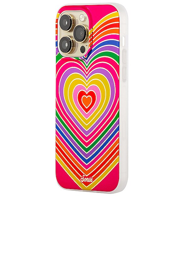 view 2 of 3 FUNDA IPHONE IPHONE in Rainbow Hearts